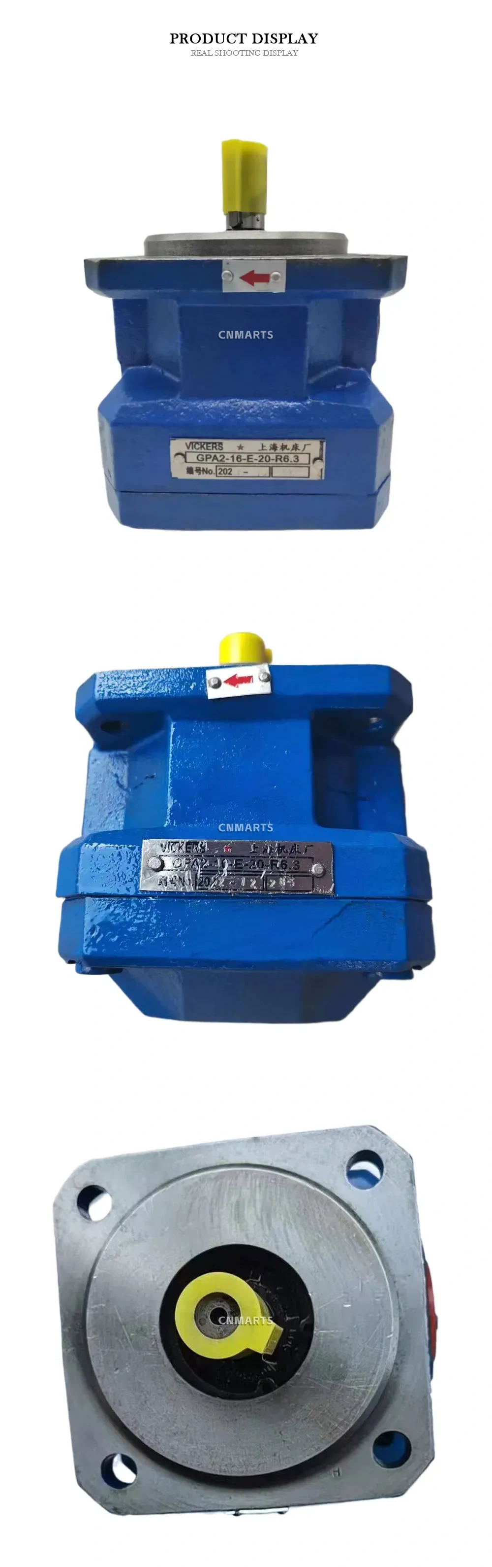 Vickers GPA2-16-E-20-R6.3 Hydraulic Gear Pump Description