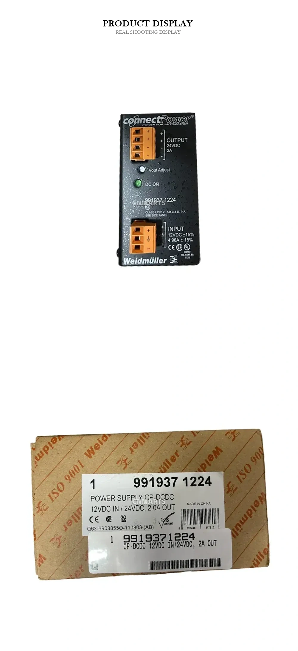 Weidmüller 991937 1224 DC-DC Power Supply Description