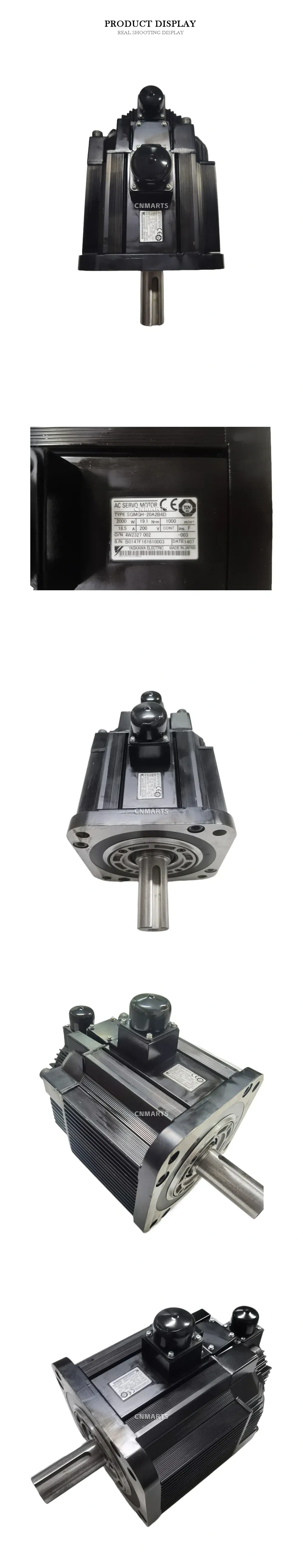 YASKAWA SGMGH-20A2B6D AC Servo Motor Description