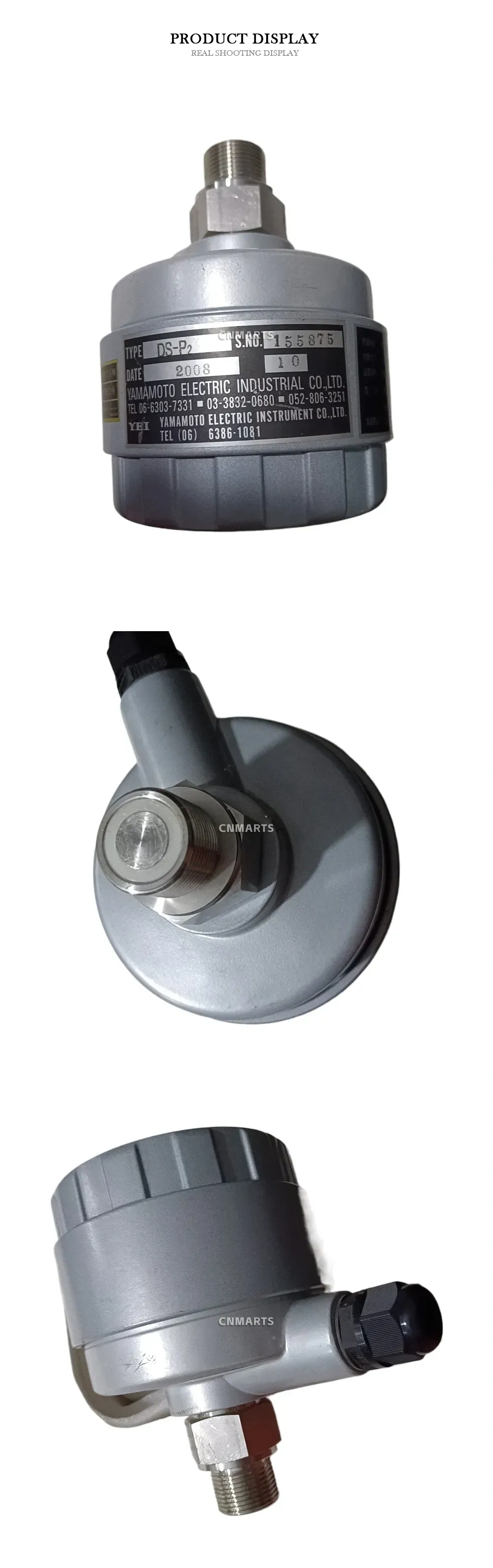 Yamamoto Electric DS-P2 Differential Pressure Switch Description