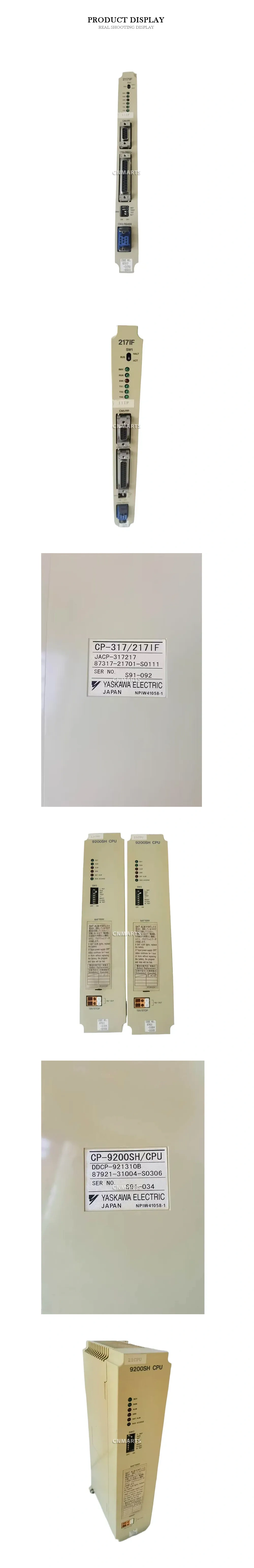 Yaskawa Electric CP-317/217IF, CP-9200SH/CPU PLC Module / CPU Unit Description