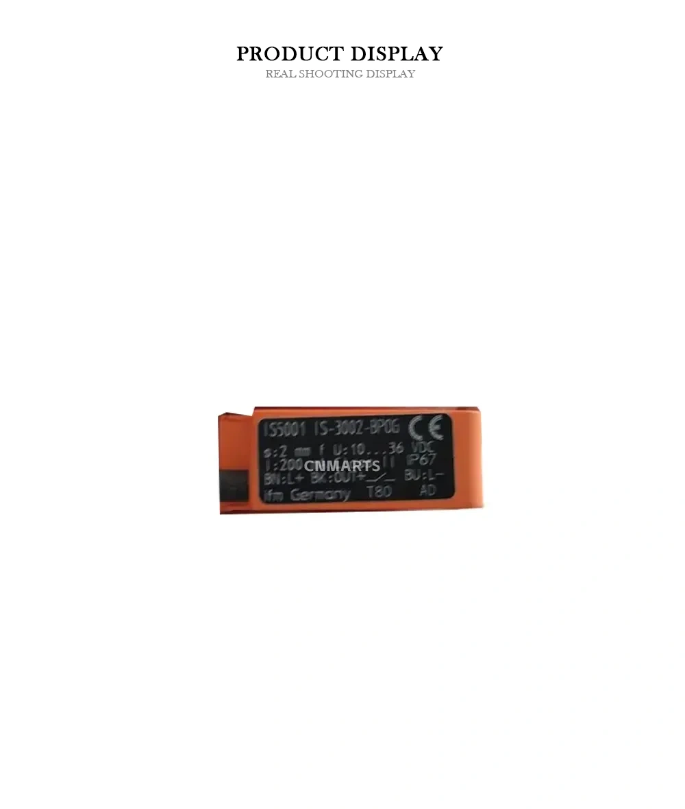 ifm IS-3002-BPOG Inductive Proximity Sensor Description