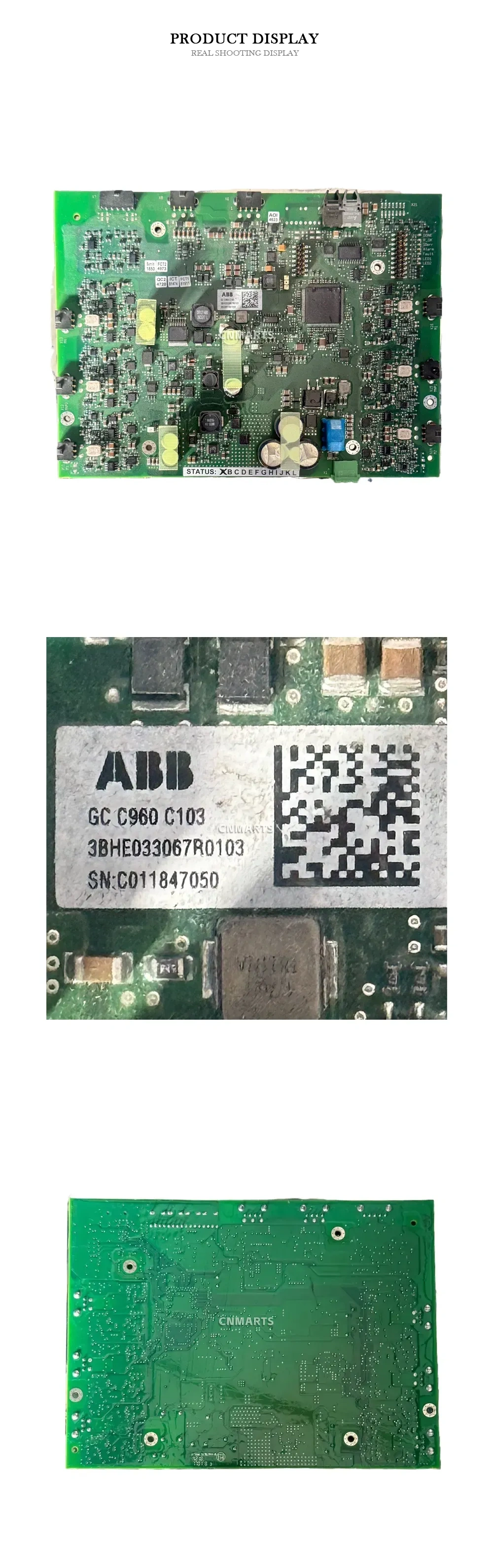 ABB 3BHE033067R0103 Control Board Description