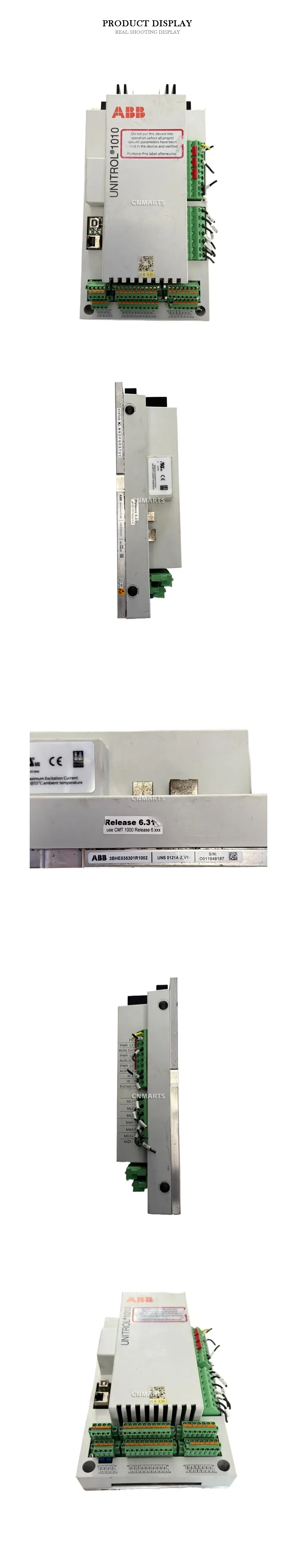 ABB 3BHE035301R1002 Excitation Control Unit Description
