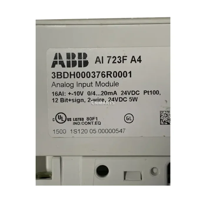ABB DC 732F A3, AI 723F A4 Digital Input/Output Module and Analog Input ...