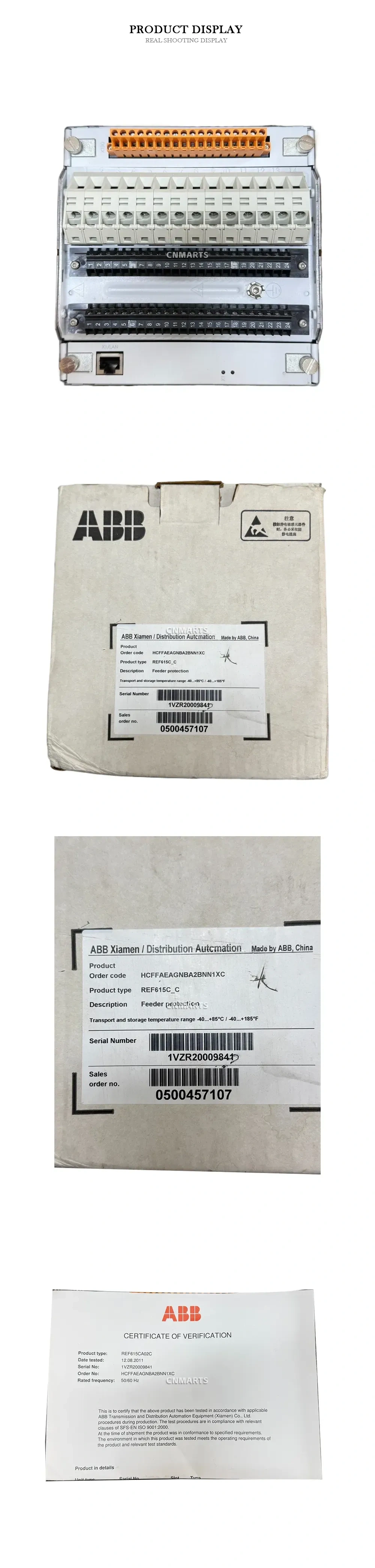 ABB REF615C_C Feeder Protection Relay Description