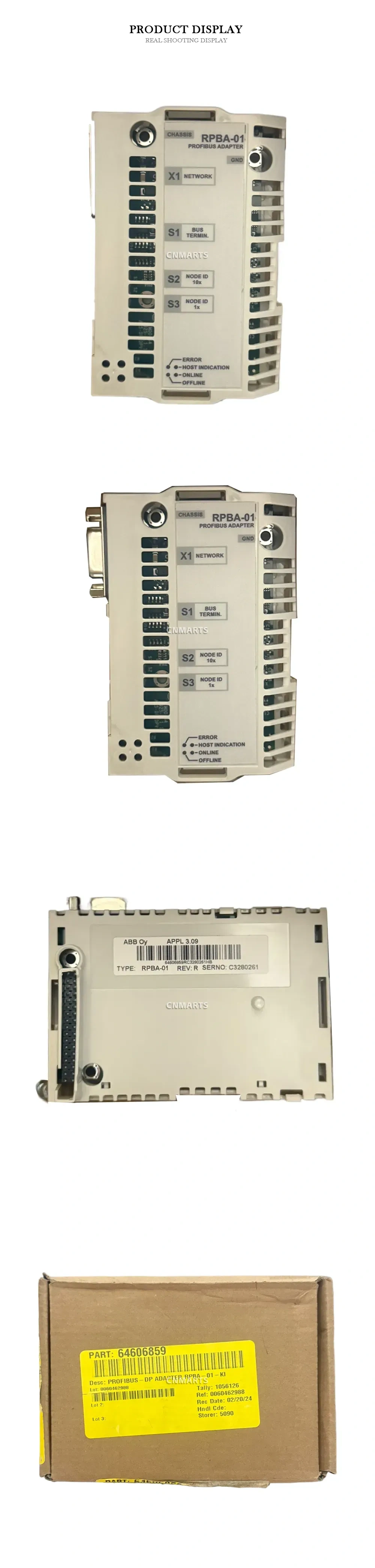 ABB RPBA-01 Profibus-DP Adapter Module Description