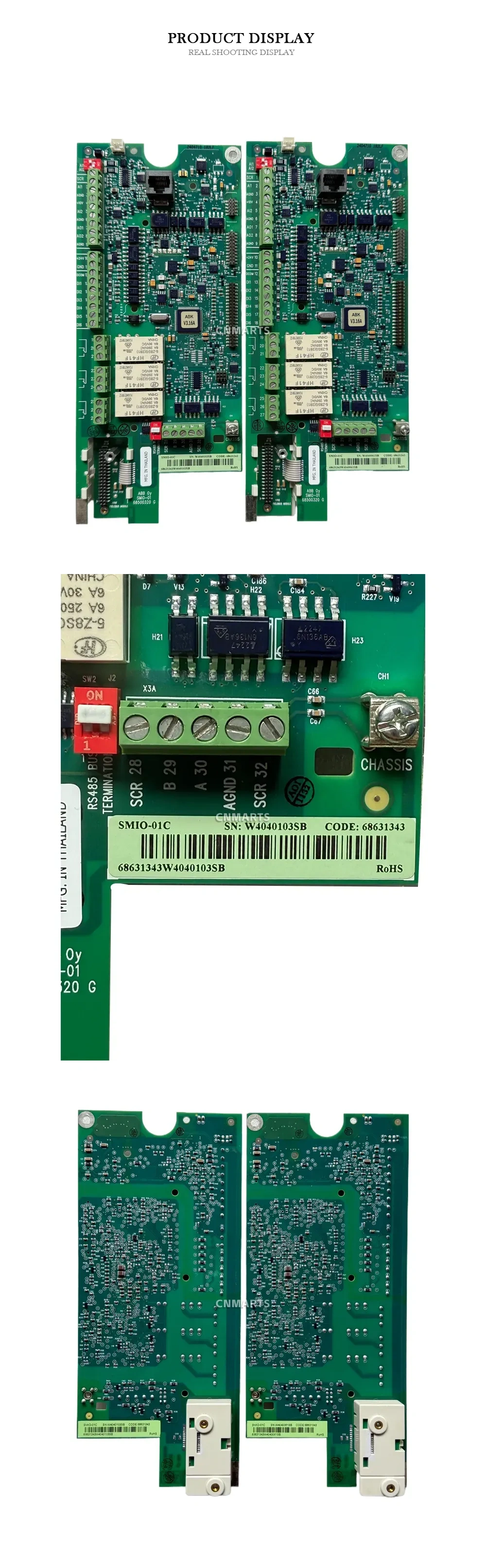 ABB SMIO-01C Industrial I/O Module Description