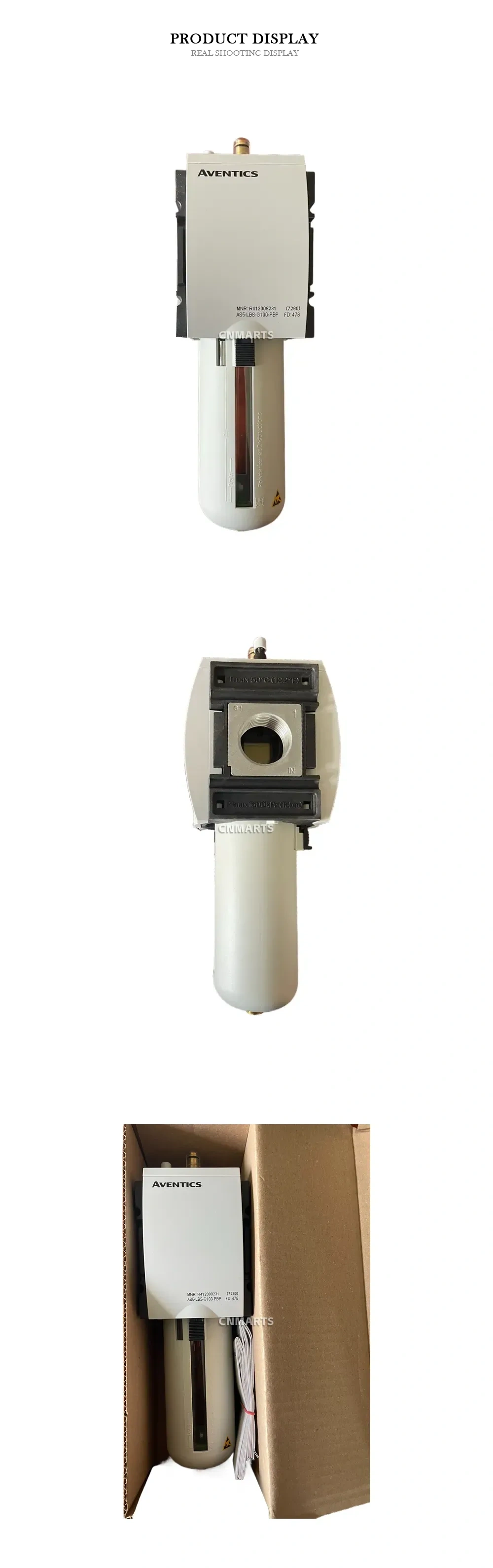 AVENTICS AS5-LBG-G100-PBP Pneumatic Filter Lubricator Unit Description