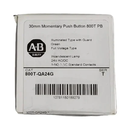 Allen-Bradley 800T-QA24G 30mm Momentary Push Button