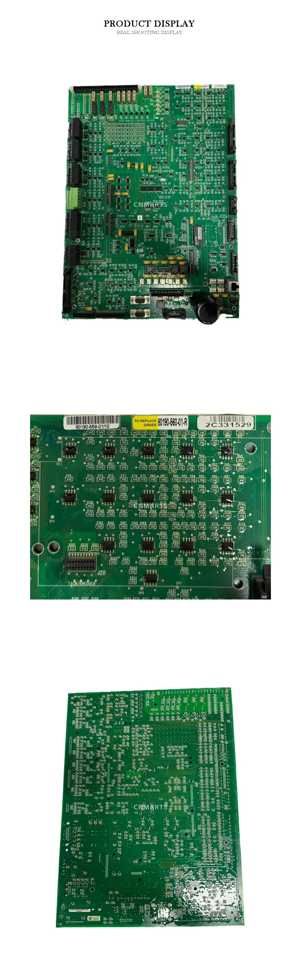 Allen-Bradley 80190-559-01/10 Analog Control Board Description