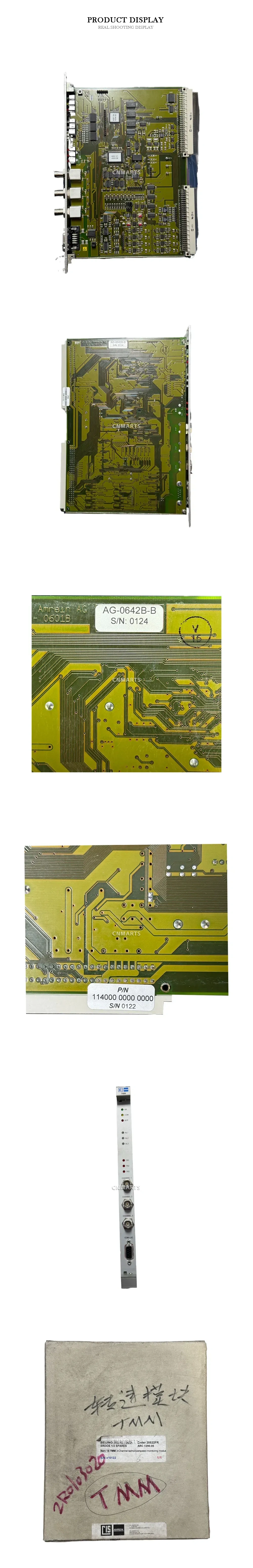 Amrein AG AG-0642B-B 3-Channel Tacho/Overspeed Monitoring Module Description