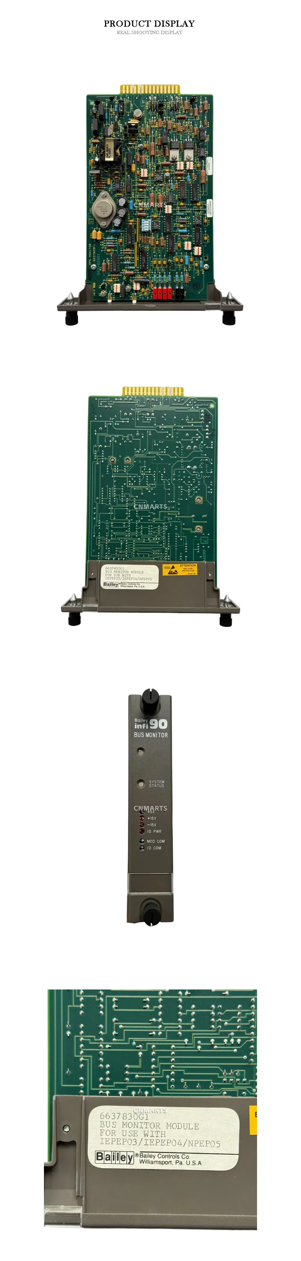 Bailey 6637830G1 Bus Monitor Module Description