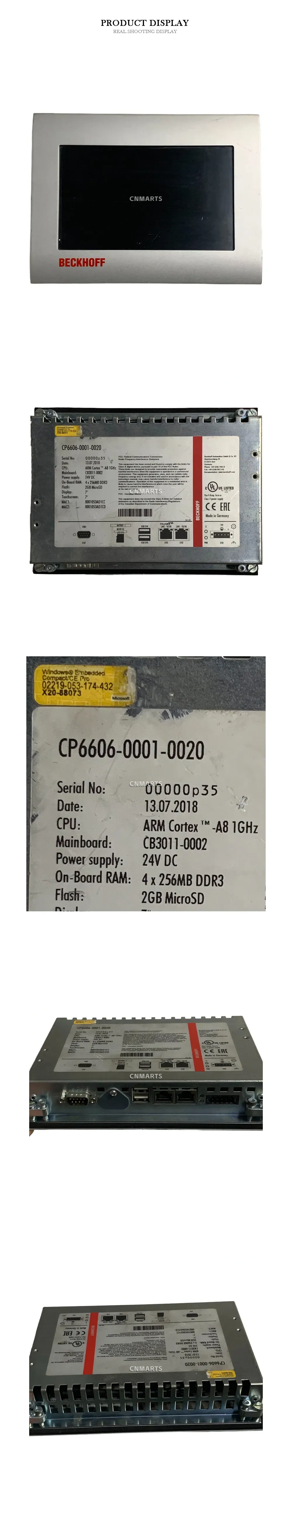 Beckhoff CP6606-0001-0020 Industrial Panel PC Description