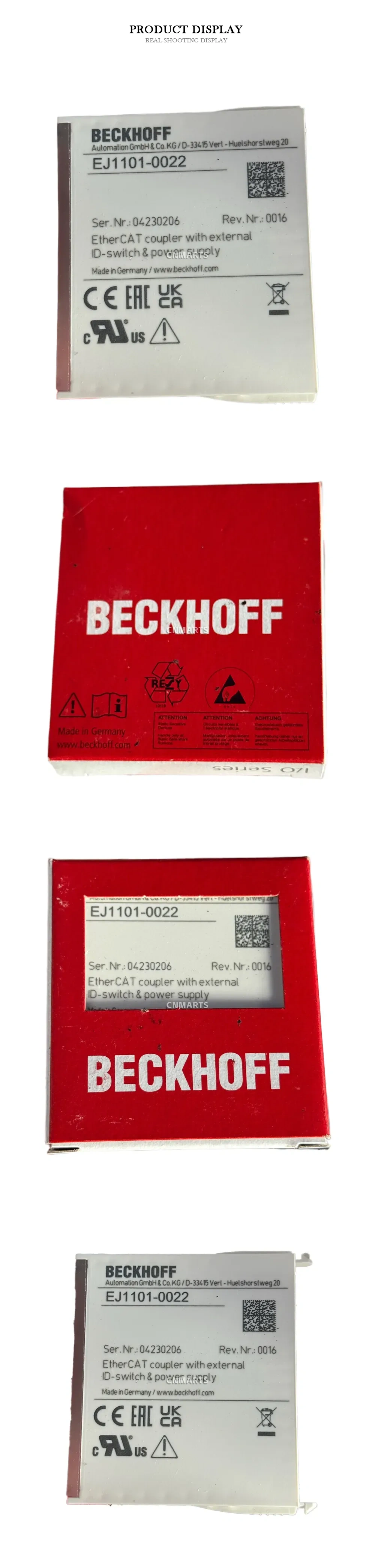 Beckhoff EJ1101-0022 EtherCAT Coupler Description