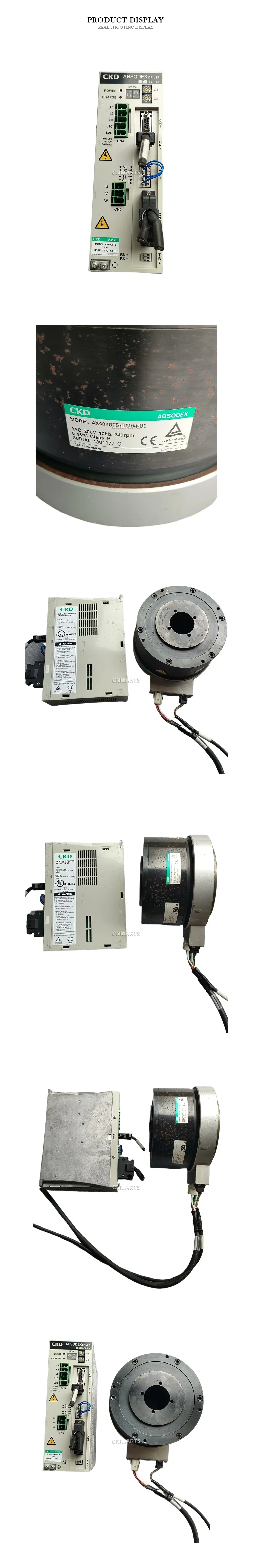 CKD AX9000TS-U0 / AX4045TS-DM04-U0 Servo Motor and Driver Set (Direct Drive) Description