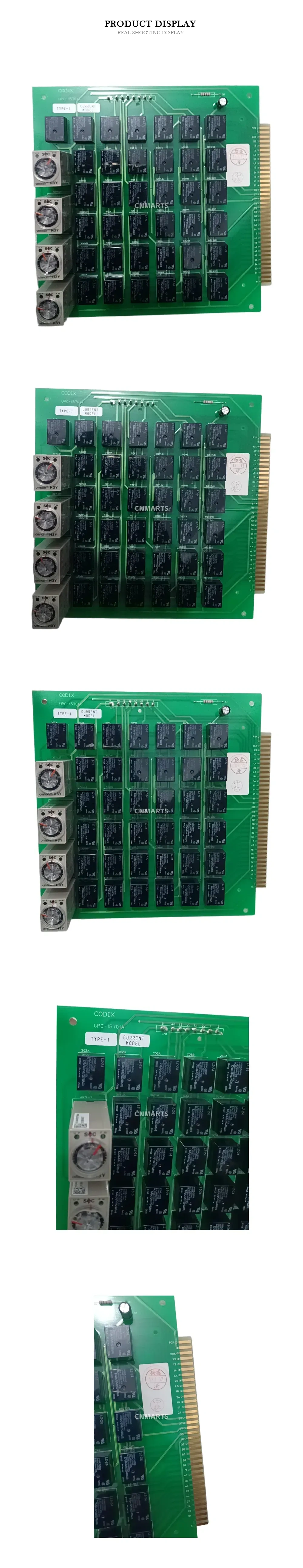 CODIX UPC-15701A Industrial Control Relay Board / PCB Assembly Description