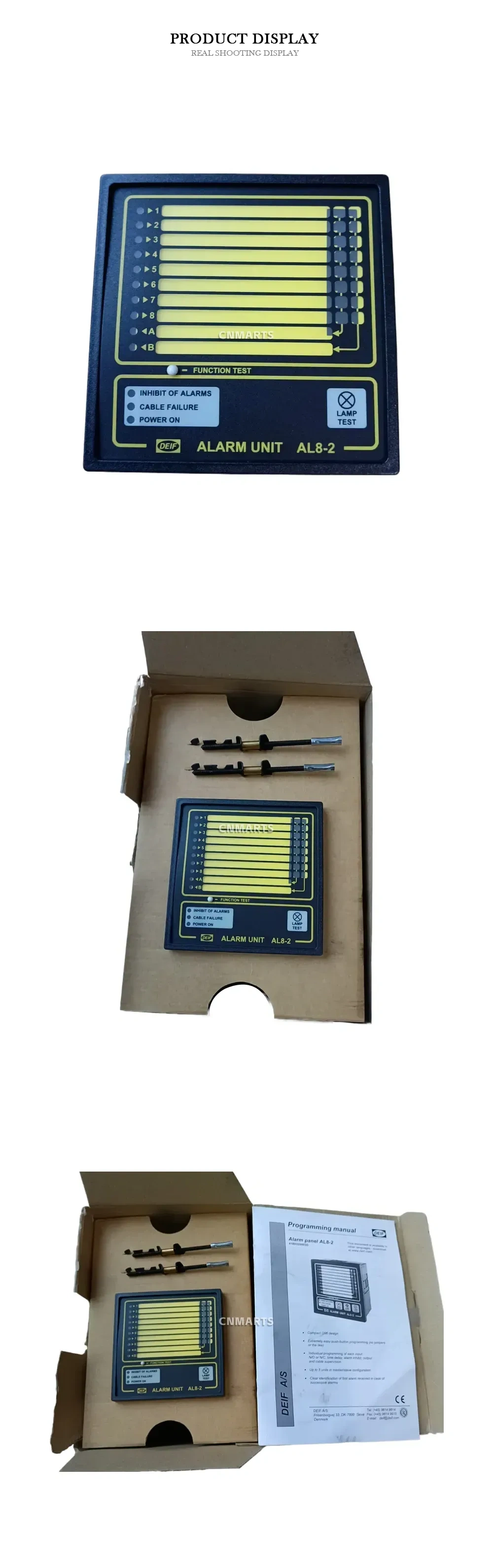 DEIF AL8-2 Alarm Unit Description