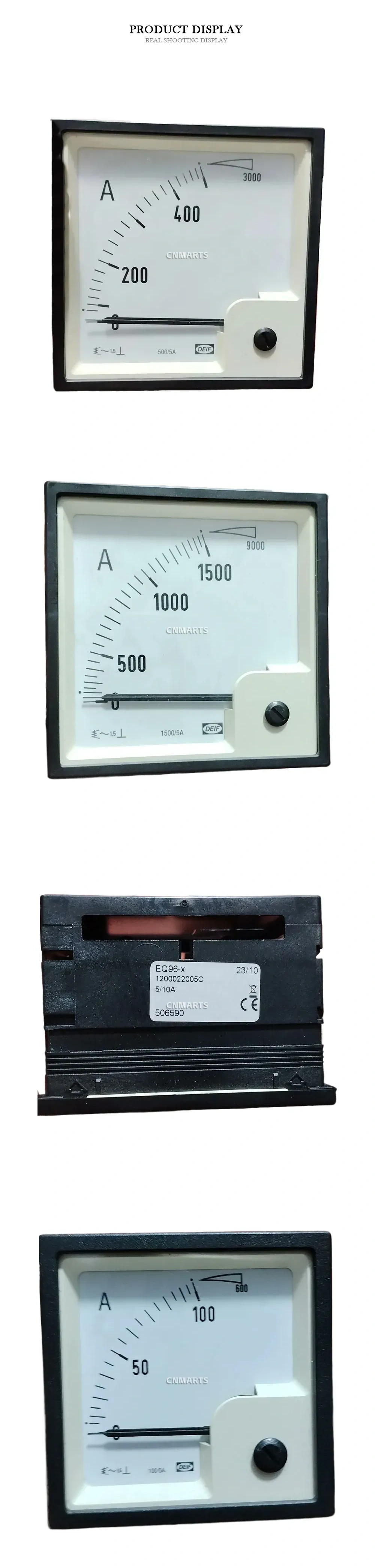 DEIF EQ96-x Analog Panel Ammeter Description