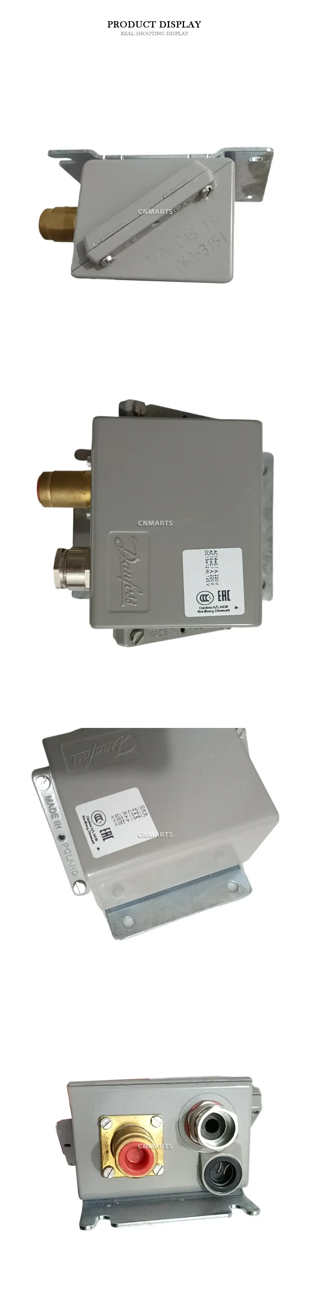 Danfoss CAS 136 (060-3151) Pressure Switch Description