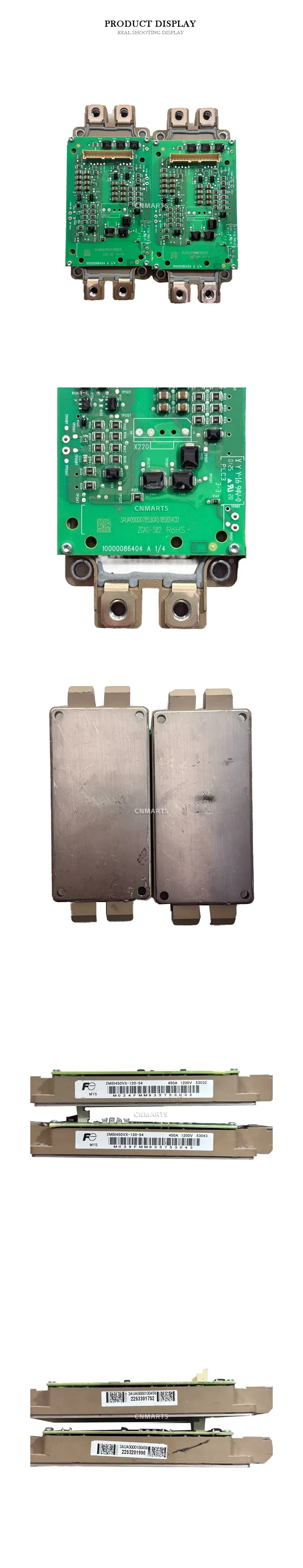 Fuji Electric 2MBI450VX-120-54 IGBT Power Module Assembly Description