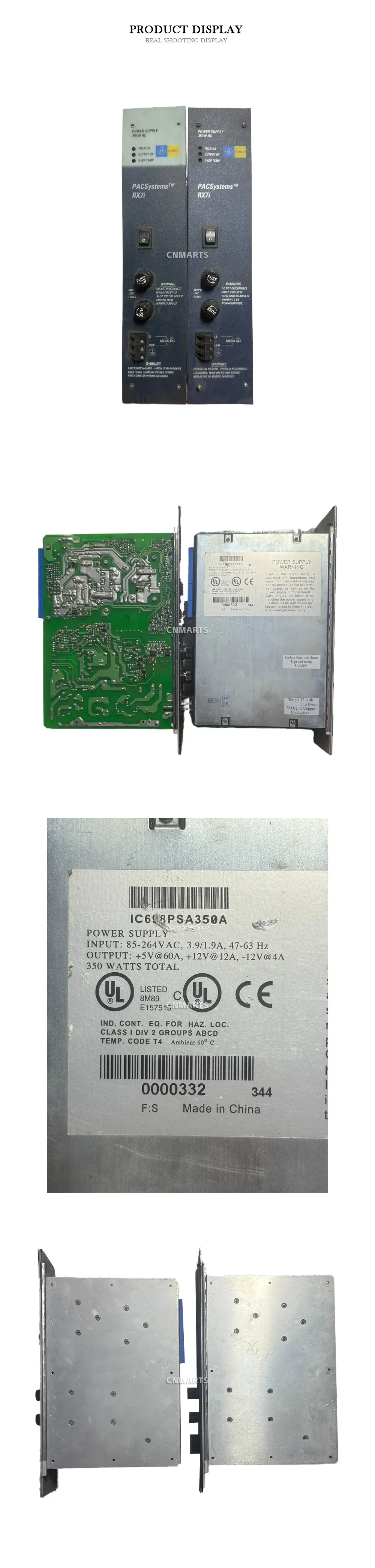 GE Fanuc IC698PSA350A Power Supply Module Description