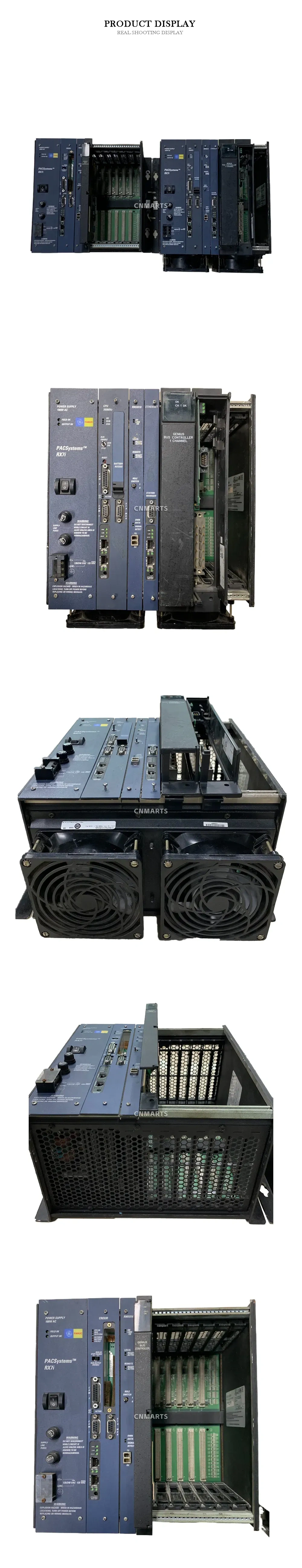 GE Fanuc PACSystems RX7i PLC Control System Rack Description