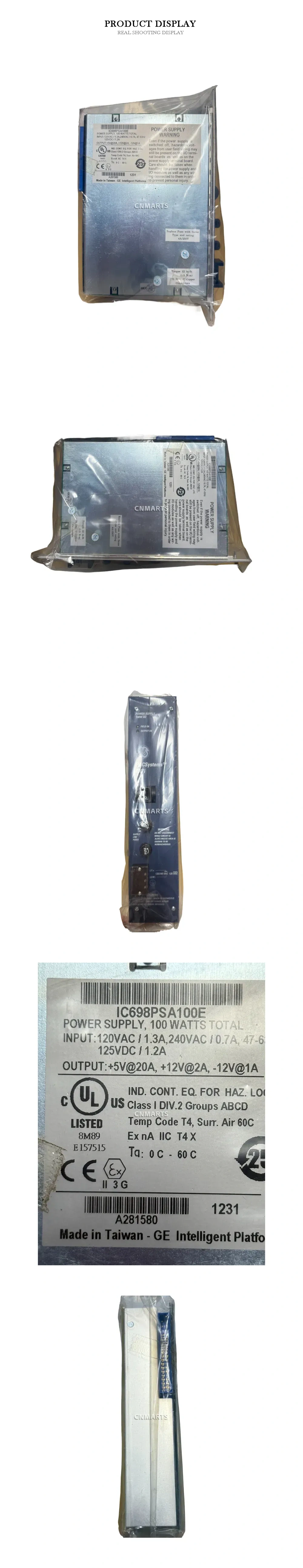 GE IC698PSA100E Power Supply Module Description