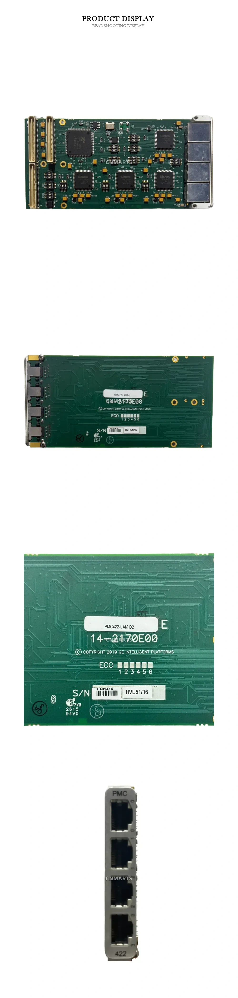 GE Intelligent Platforms PMC422-LAM 4-Port RS-422/485 Serial PMC Module Description