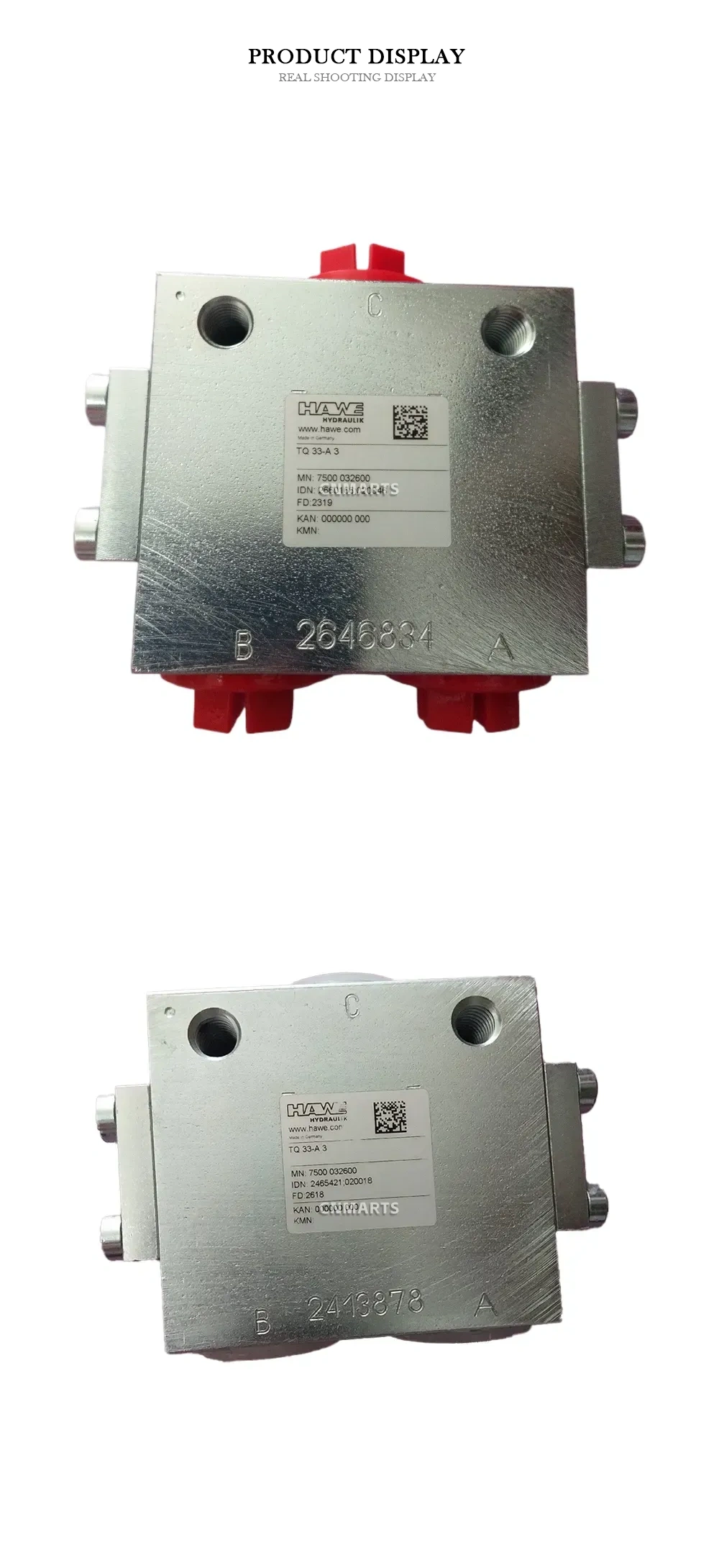 HAWE TQ 33-A 3 Hydraulic Valve Description