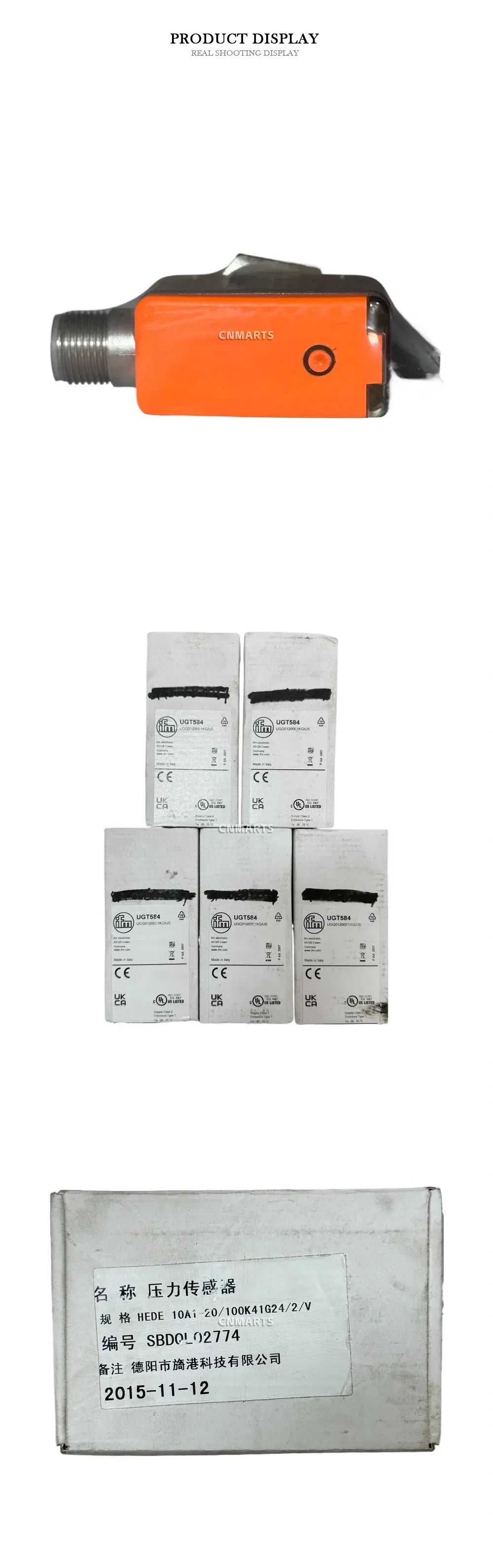 HEDE 10A1-20/100K41G24/2/V Pressure Sensor Description