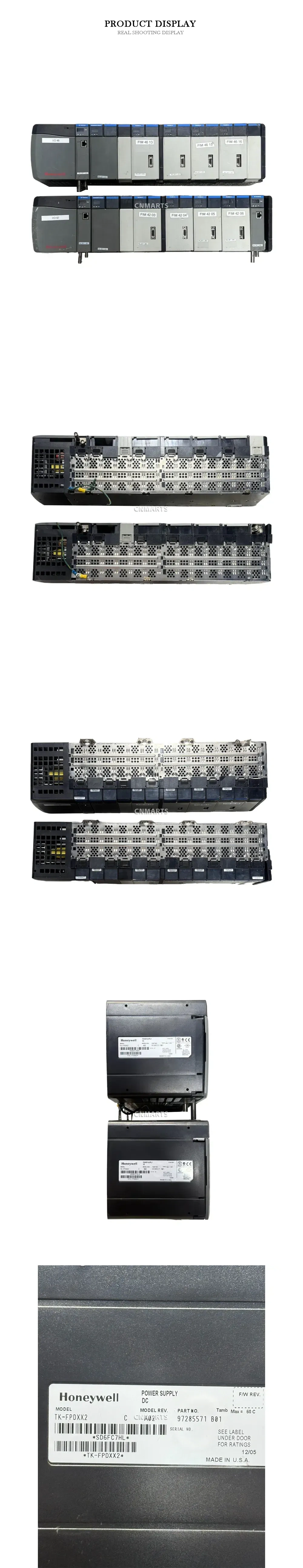 Honeywell TK-FPDXX2 DC Power Supply Rack Assembly Description