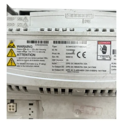 KUKA ECMAS3D7774BE531 Servo Drive Module