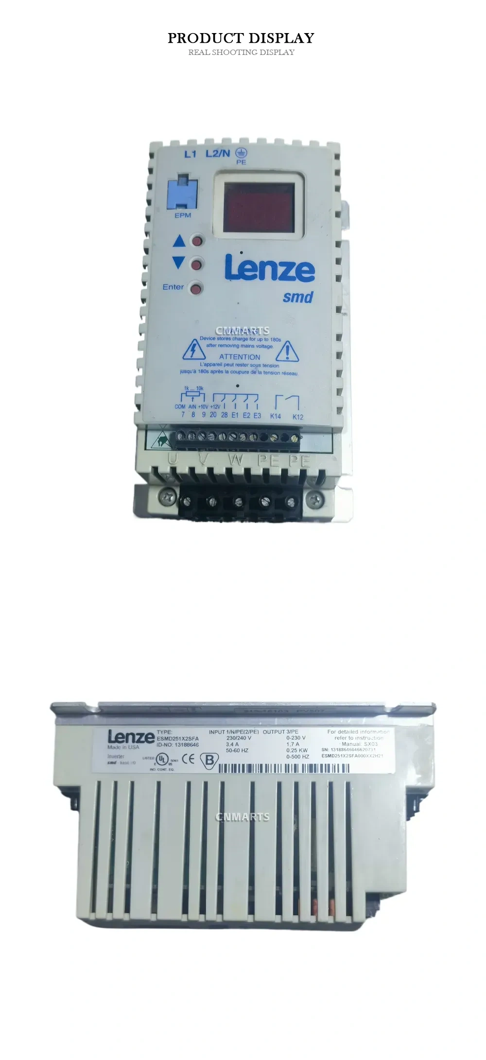 Lenze ESMD251X2SFA AC Inverter Description