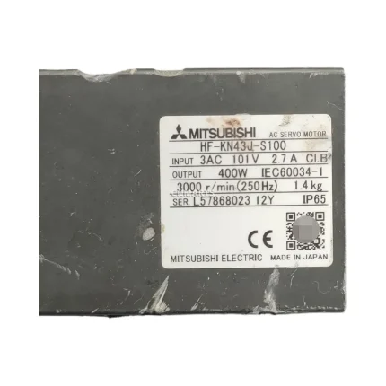 Mitsubishi Electric HF-KN43J-S100 AC Servo Motor