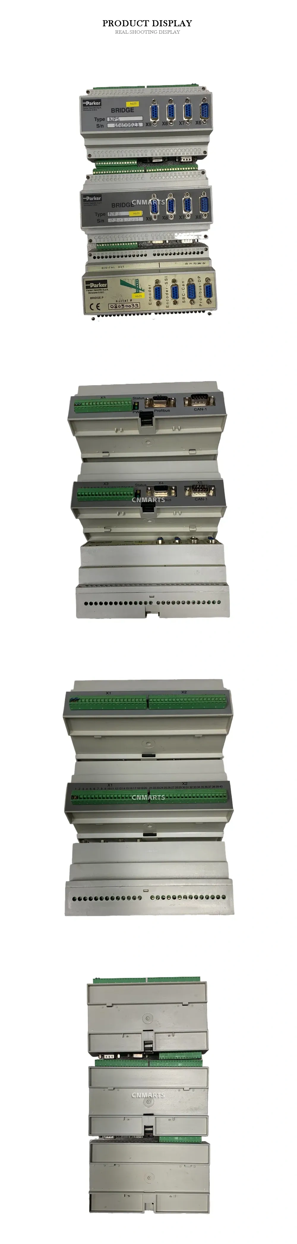 Parker NPS BRIDGE / BRIDGE P Industrial Control Module Stack Description