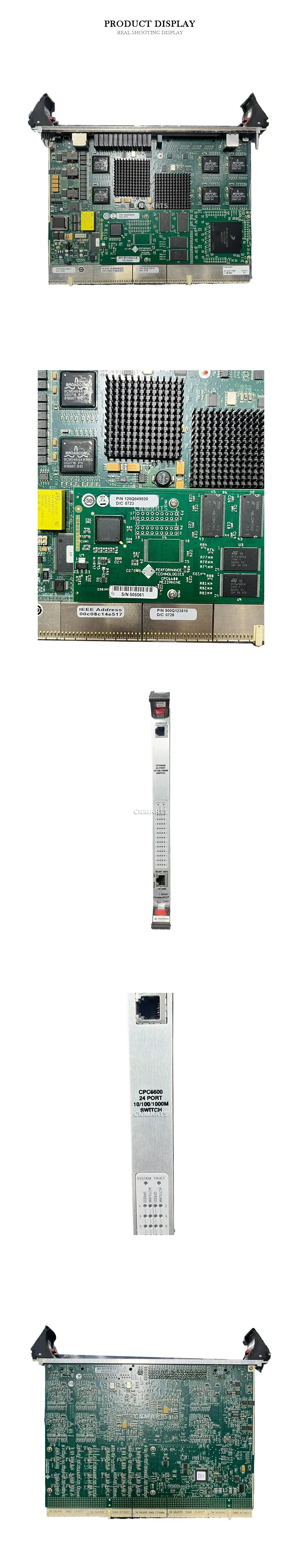 Performance Technologies CPC6600 CompactPCI 24-Port Gigabit Ethernet Switch Description