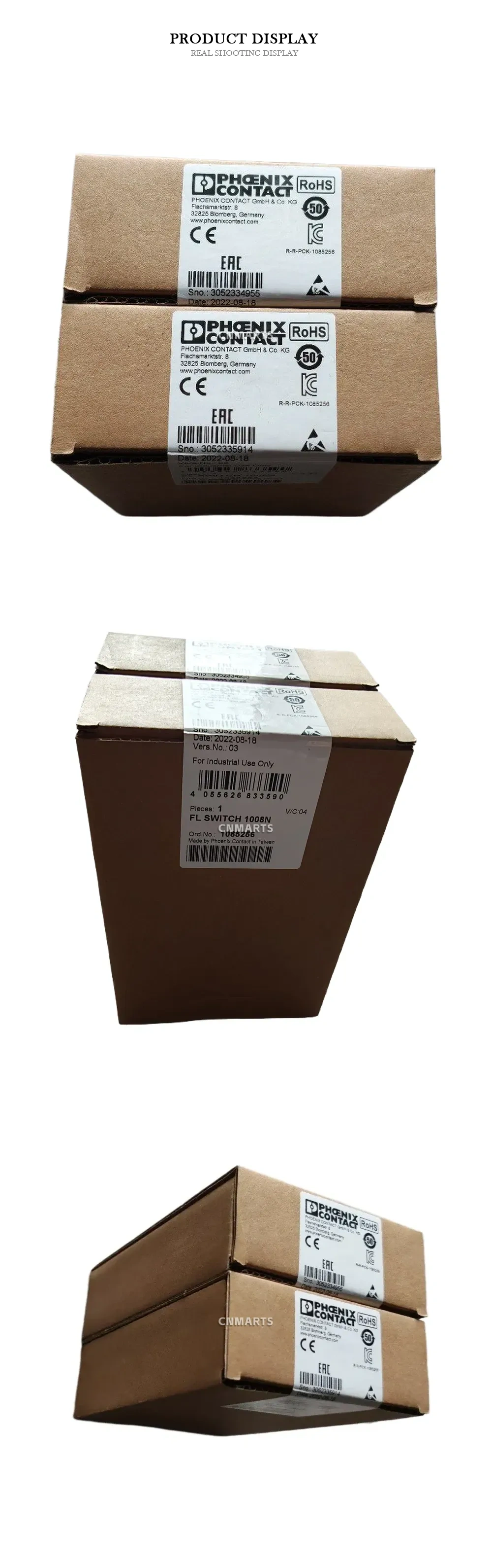 Phoenix Contact FL SWITCH 1008N Industrial Ethernet Switch Description