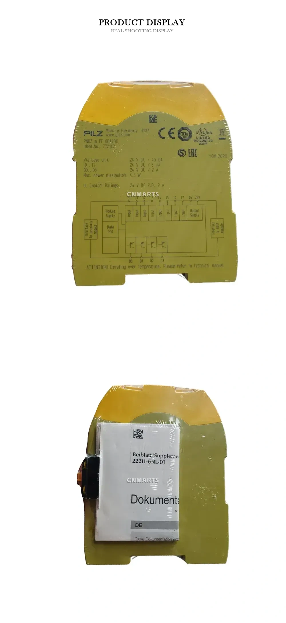 Pilz PNOZ m EF 8DI4DO Safety Expansion Module Description