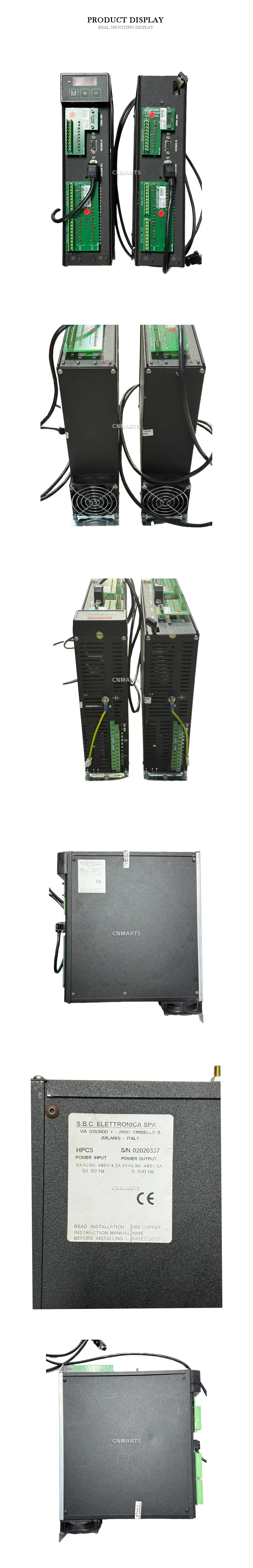 S.B.C. ELETTRONICA SPA HPC5 Industrial Servo Drive / Power Supply Unit Description