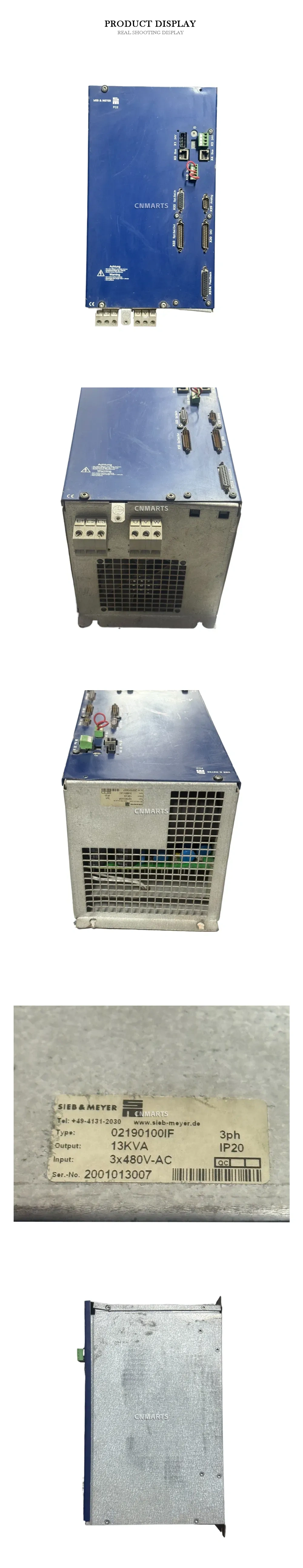SIEB & MEYER 02190100IF Servo Drive Description