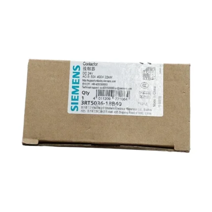 SIEMENS 3RT5036-1BB40 Contactor
