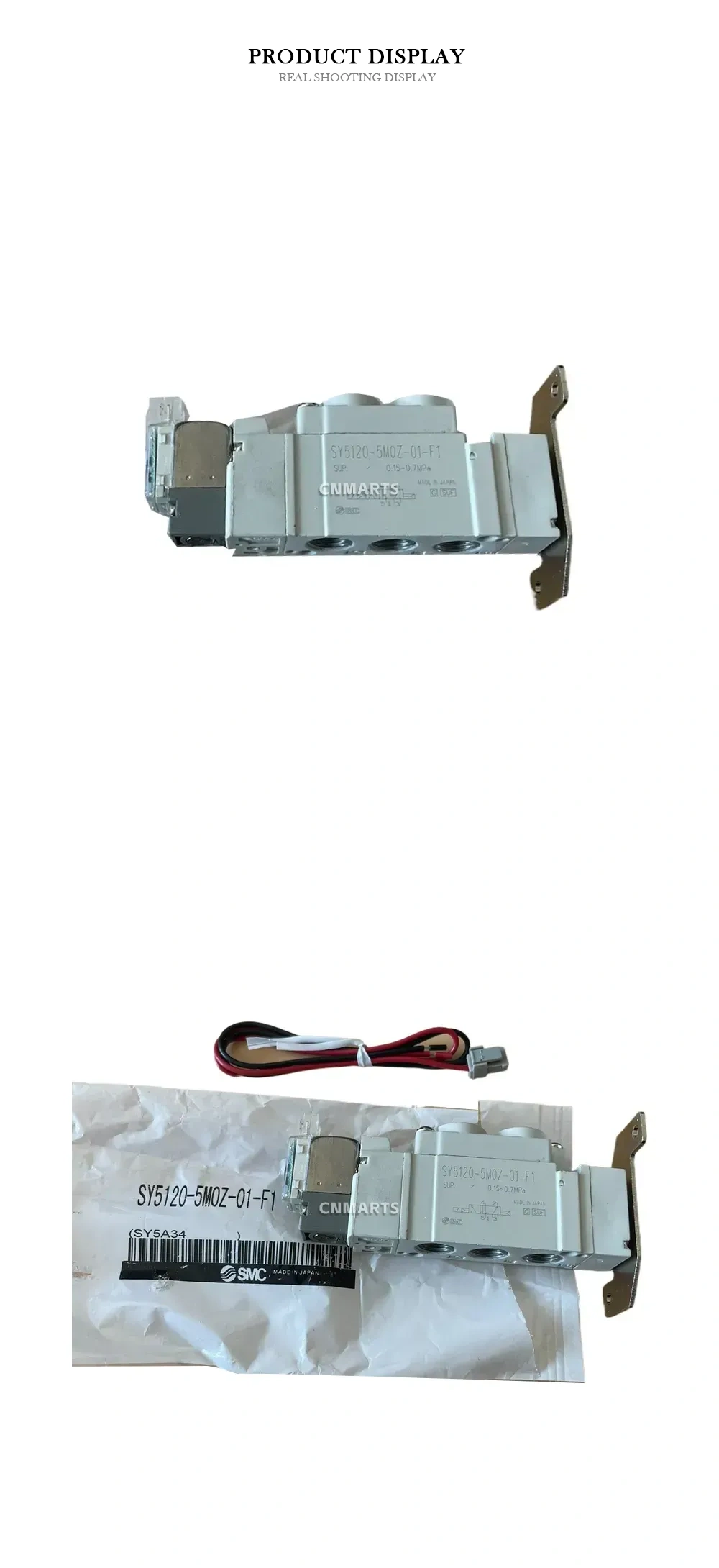 SMC SY5120-5MOZ-01-F1 Pneumatic Solenoid Valve Description