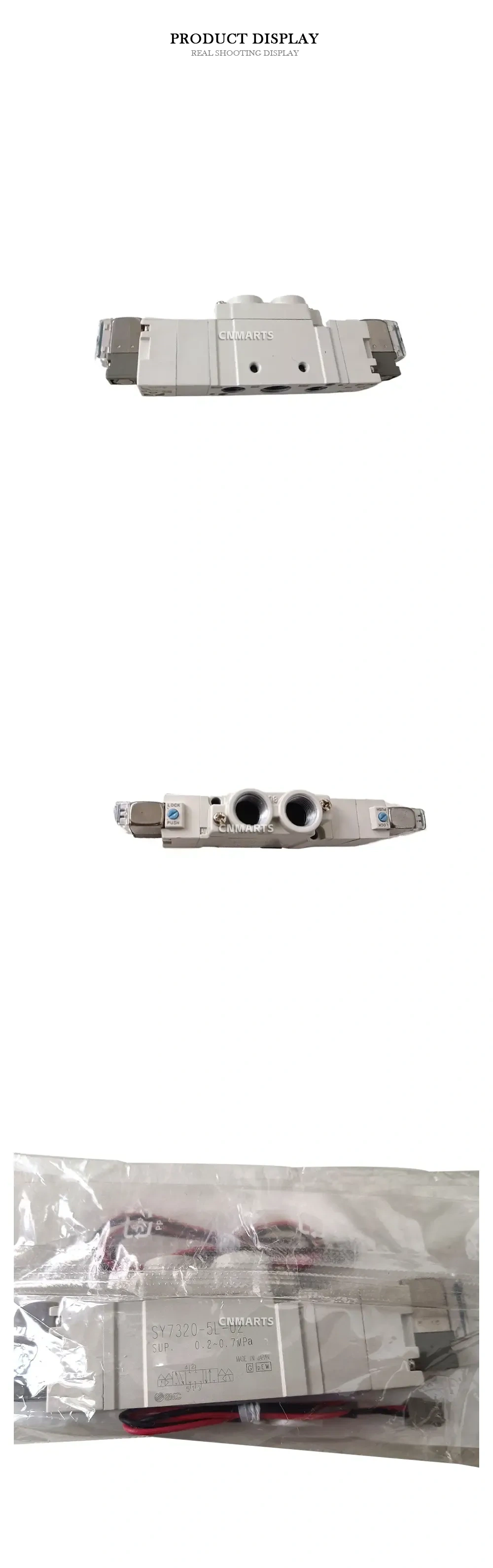 SMC SY7320-5L-02 Pneumatic Solenoid Valve Description