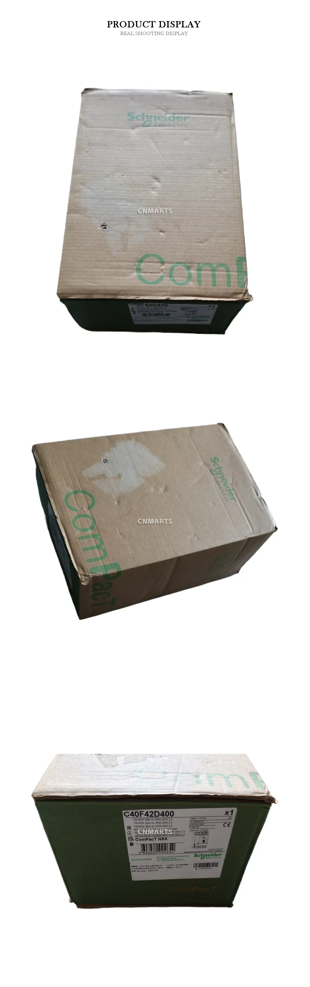 Schneider Electric C40F42D400 Molded Case Circuit Breaker Description