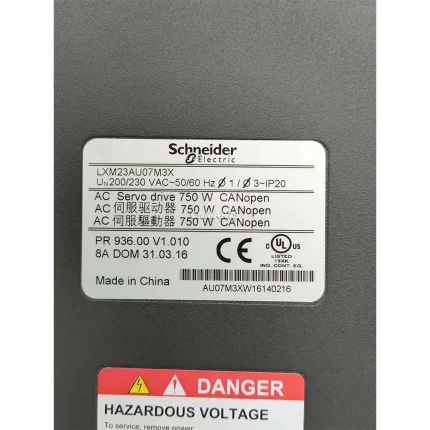 Schneider Electric LXM23AU07M3X AC Servo Drive