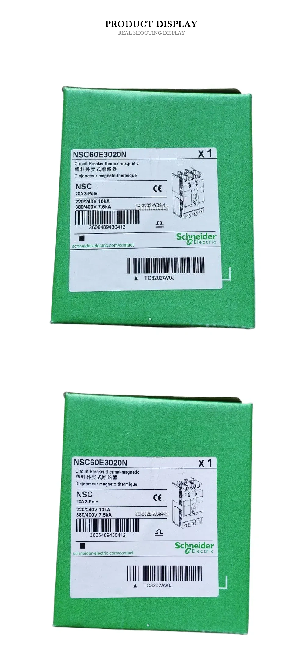 Schneider Electric NSC60E3020N Thermal-magnetic Circuit Breaker Description