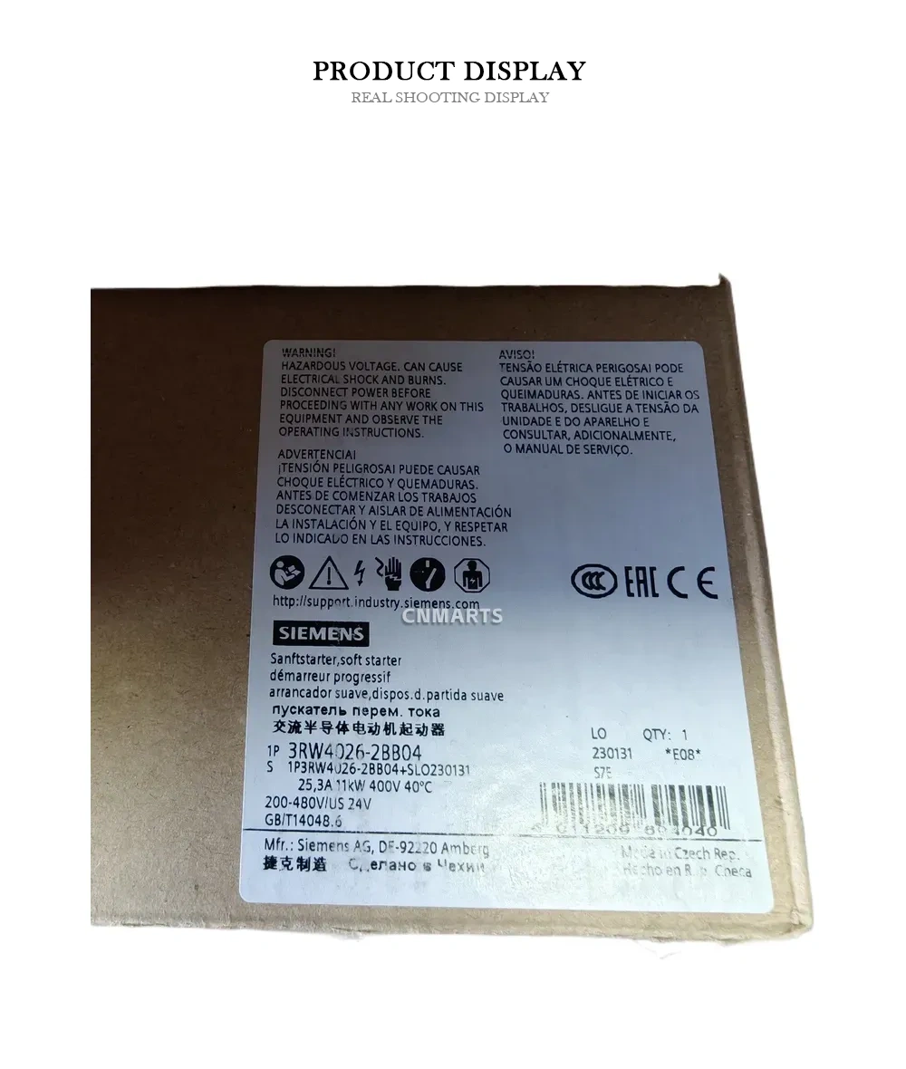 Siemens 3RW4026-2BB04 Soft Starter Description