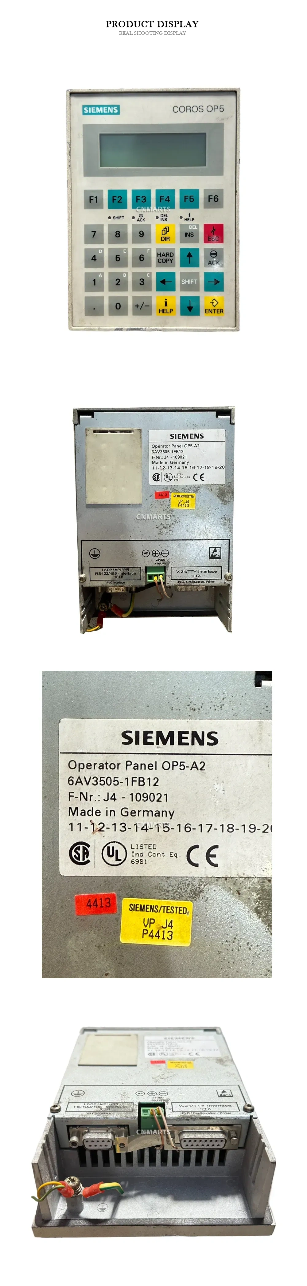 Siemens 6AV3505-1FB12 Operator Panel Description