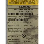 Siemens 6SE7021-0TP50-Z DC/AC Drive